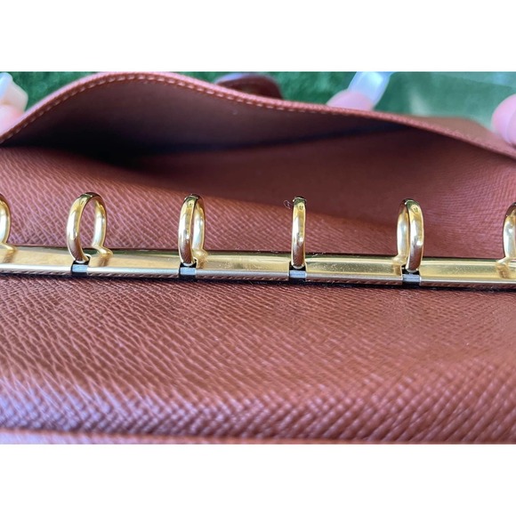 AUTHENTIC Louis Vuitton Monogram Canvas Small Ring Agenda Cover PM - Picture 9 of 11